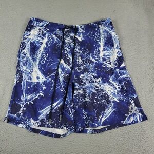 Reebok Shorts Mens Medium Blue Beach Swim Trunks Board Shorts